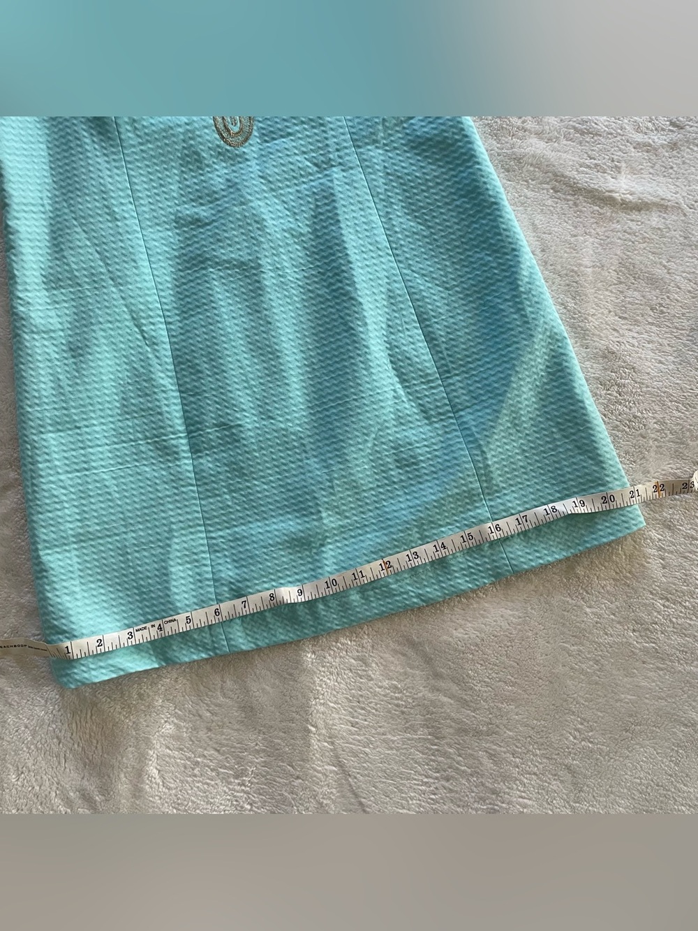 Lilly Pulitzer Baby Blue Sleeveless Midi Dress size 6 - Picture 15 of 16